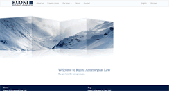 Desktop Screenshot of kuonilaw.ch